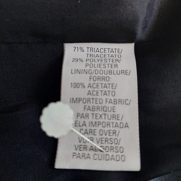 Anne Klein Black Business Pants Blazer Suit Set, Size 10 - Picture 5 of 14